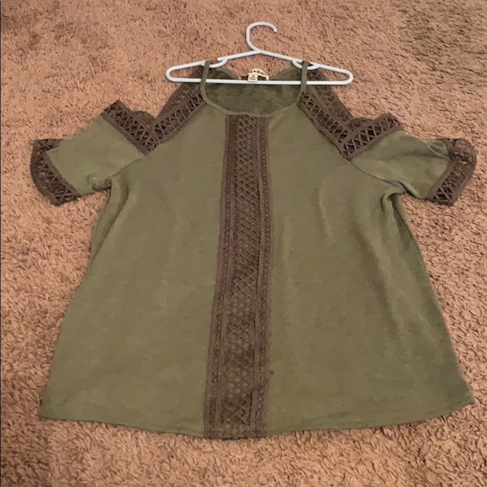 Green shirt